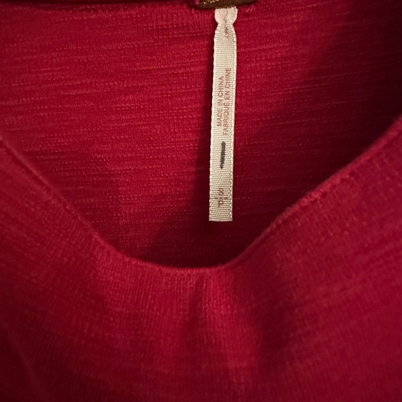 Free People Red Women's Top. - Picture 2 of 9